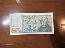 BANCONOTA LIRE 5000 COLOMBO II