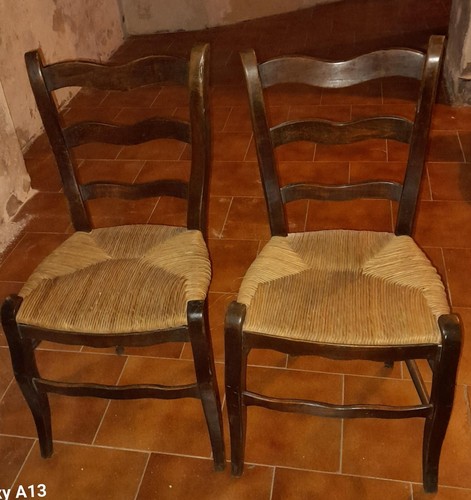 Sedie antiche rustiche - sedie,