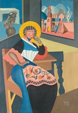 La Ciociara : Fortunato Depero : 1919 : Stampa artistica di qualità archivistica