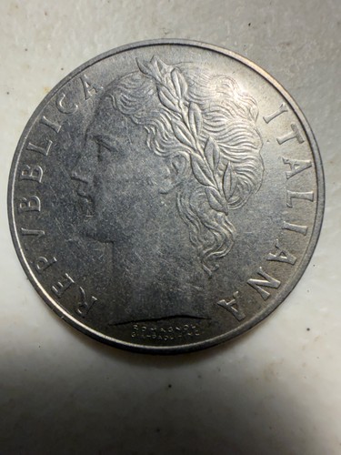 1972 italy 100 lire coin - italy,