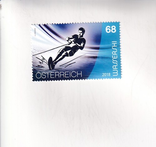 Francobollo austria sci - austria,
