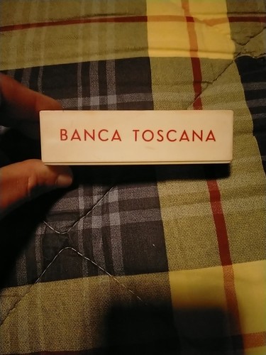 Banca toscana espositore - banca,