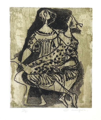 Luciano minguzzi due figure - minguzzi, "due