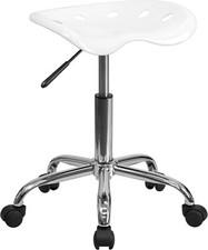 Set 2 Sgabello Design Bianco