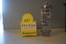 Vacuum tube amperex 6v4 - amperex, (ez80)