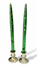 Candele coniche vintage lucite - candele,
