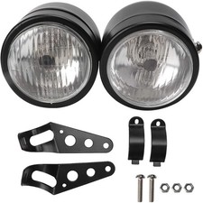 Lampada faro doppio - , tondo