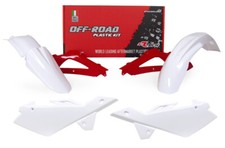 RTECH KIT PLASTICHE BIANCO-ROSSO HUSQVARNA WR 125 2006-2008