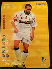 CARD FOOTBALL CHAMPIONS 2002-03 2003 ALESSANDRO DEL PIERO C FC JUVENTUS