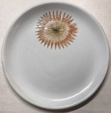 Lot2 Di 6 Grandi Piatti Decoro Floreale Ceramica Di San Amand D 23,5 CM