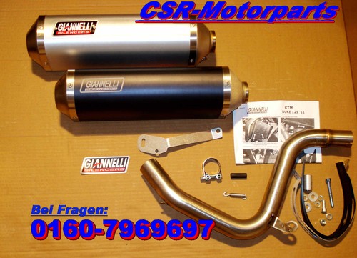 Impianto scarico ktm duke - impianto,