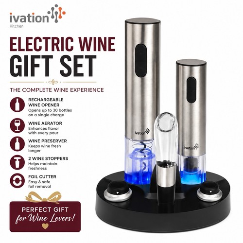 Set regalo vino elettrico - vino,