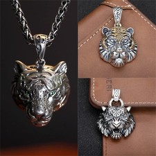Amuleto testa di tigre regale