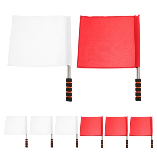 Set bandiere arbitro calcio 8 - set,
