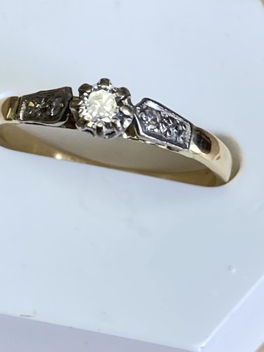 Anello con diamanti oro - anello,
