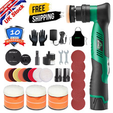 Tampone Lucidatrice Auto Senza Fili Mini Lucidatrice Rotante Orbitale 2 Batteria 12V