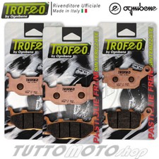 KIT PASTIGLIE FRENO YAMAHA FZ6 600 FAZER 2004 2005 2006 SINTER ANT+POST TROFEO