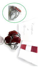 Anello di corallo Rosso e