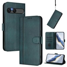 For Sony Xperia 10 VII Line Splicing Buckle Retro Leather Phone Case cover