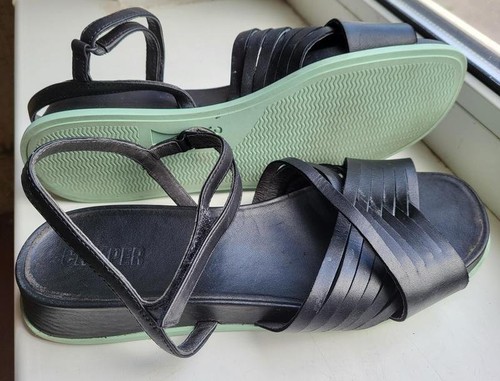 Tacchi donna camper pelle - , nera