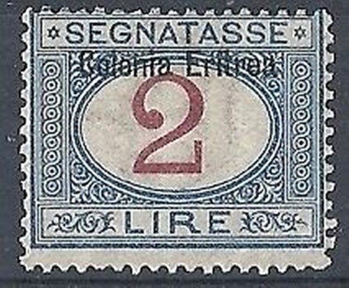 1903 eritrea segnatasse lire - eritrea,
