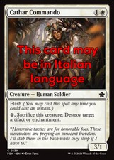 MTG 2x CATHAR COMMANDO EXC - CATARA DEL COMMANDO 139 - FDN - MAGIC