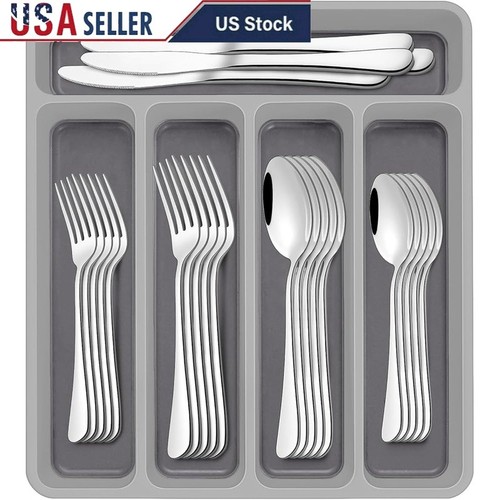 Set posate pezzi acciaio - set,