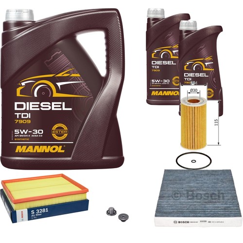 Bosch controllo set mannol - set, l