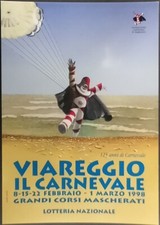 Carnival postcard Viareggio