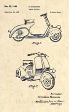 Vespa 125 Ufficiale US Patent