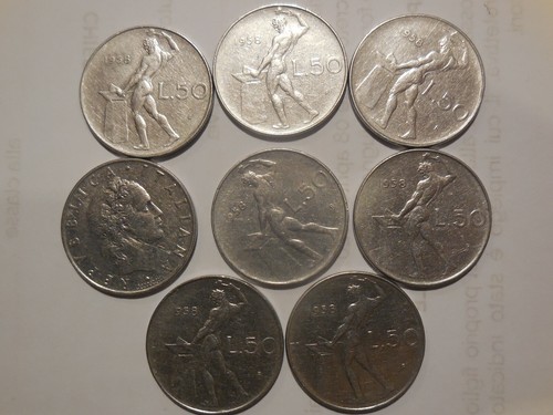 Moneta lire 1958 - moneta, 50