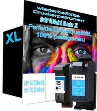 2 cartucce ricaricabili per HP