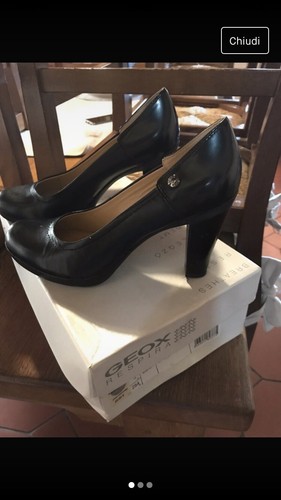 Decollete geox nera - nera, 38