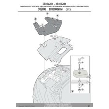 PORTAPACCHI PER SUZUKI 650 AN