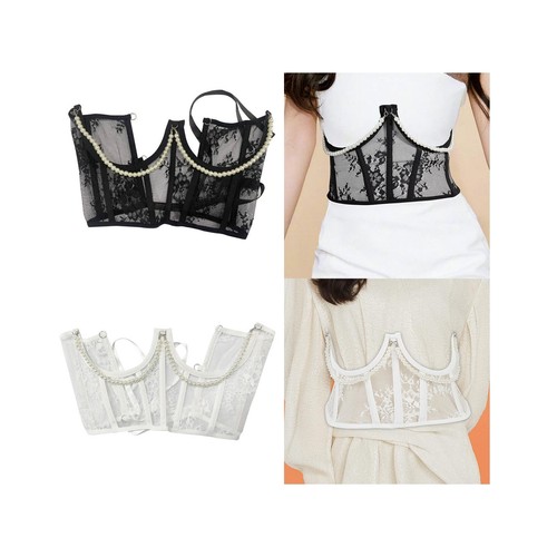 Corsetto pizzo cintura con - corsetto,