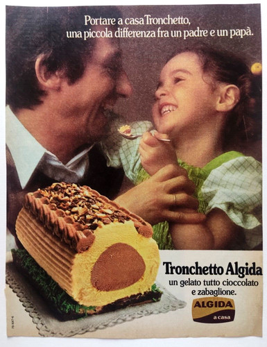 Pubblicita tronchetto algida - tronchetto,