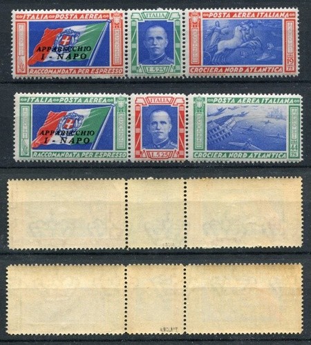 Regno italia 1933 trittici - 1933,