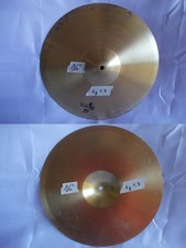 TAMBURO T5 piatto MACCHIATO crash ride 16" in lega di ottone per drum set  ??