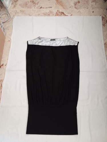 Vestito estivo nero argento - vestito,