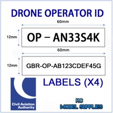 Etichette ID operatore drone