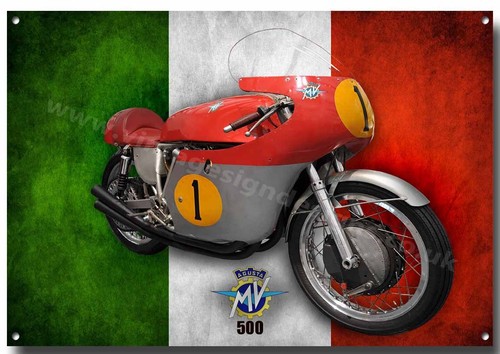 Agusta 500 motorcycle metal - mv,
