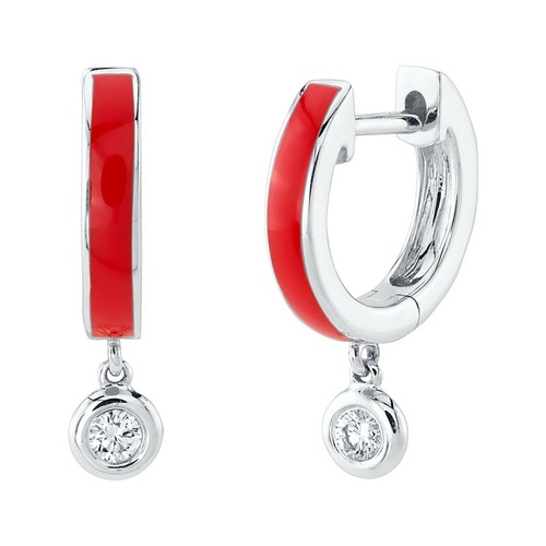 Diamante rosso smalto stretto - diamante,