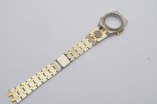 BREITLING TABARLY ORO/ACCIAIO BRACCIALE CON UTC VINTAGE RARO 20MM 81490 4