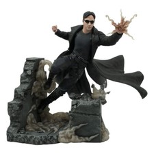 NEO THE MATRIX ACTION FIGURE DIAMOND GALLERY DELUXE NUOVA ORIGINALE 25CM