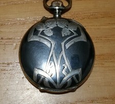 OROLOGIO ARTNOUVEAU ARGENTO 800 E NIELLO DONNA NON FUNZIONANTE PEZZI DI RICAMBIO