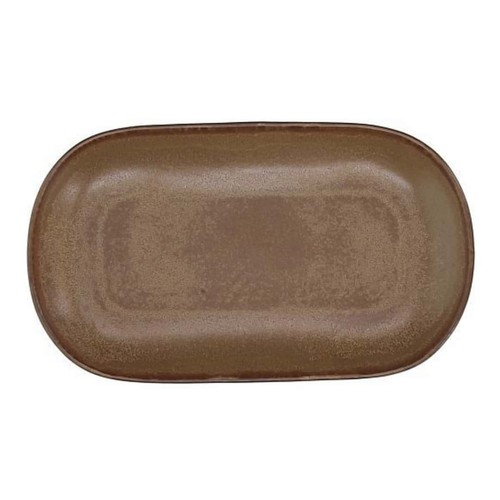 Piatto ovale terracotta - piatto,