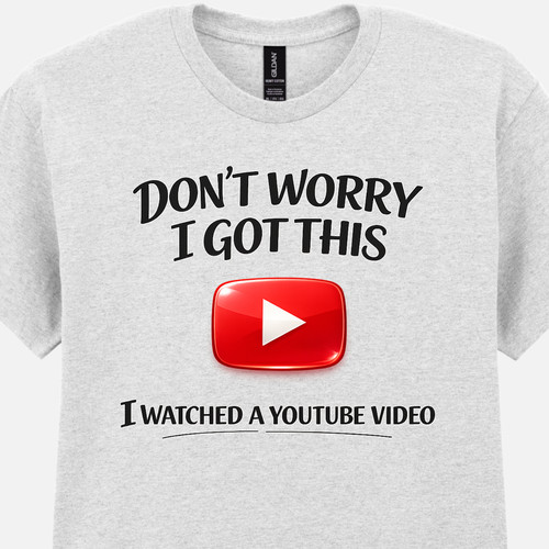 Shirt divertente youtube non - divertente,