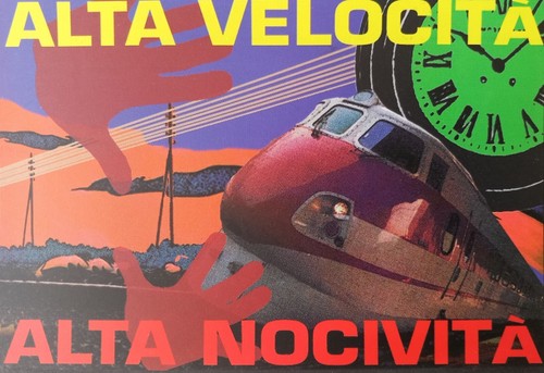 Cartolina treno pendolino - cartolina,