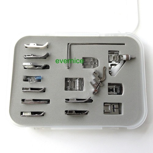 Presser feet plastic box - 16, &