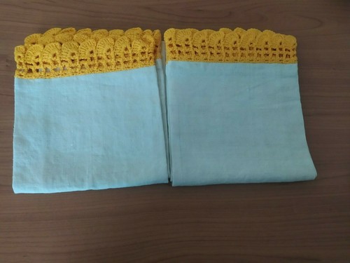 Asciugamani coppia antichi - 2,